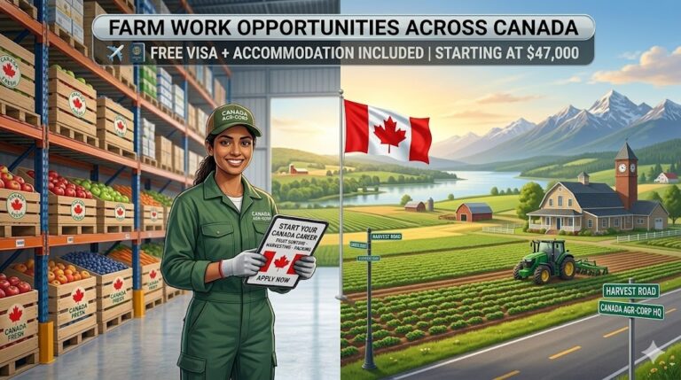 Farm Work Jobs in Canada Paying $47,000 with Visa Sponsorship Opportunities