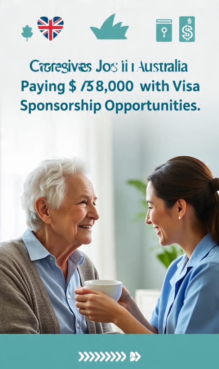 Caregiver Jobs in Australia Paying $78,000 with Visa Sponsorship Opportunities